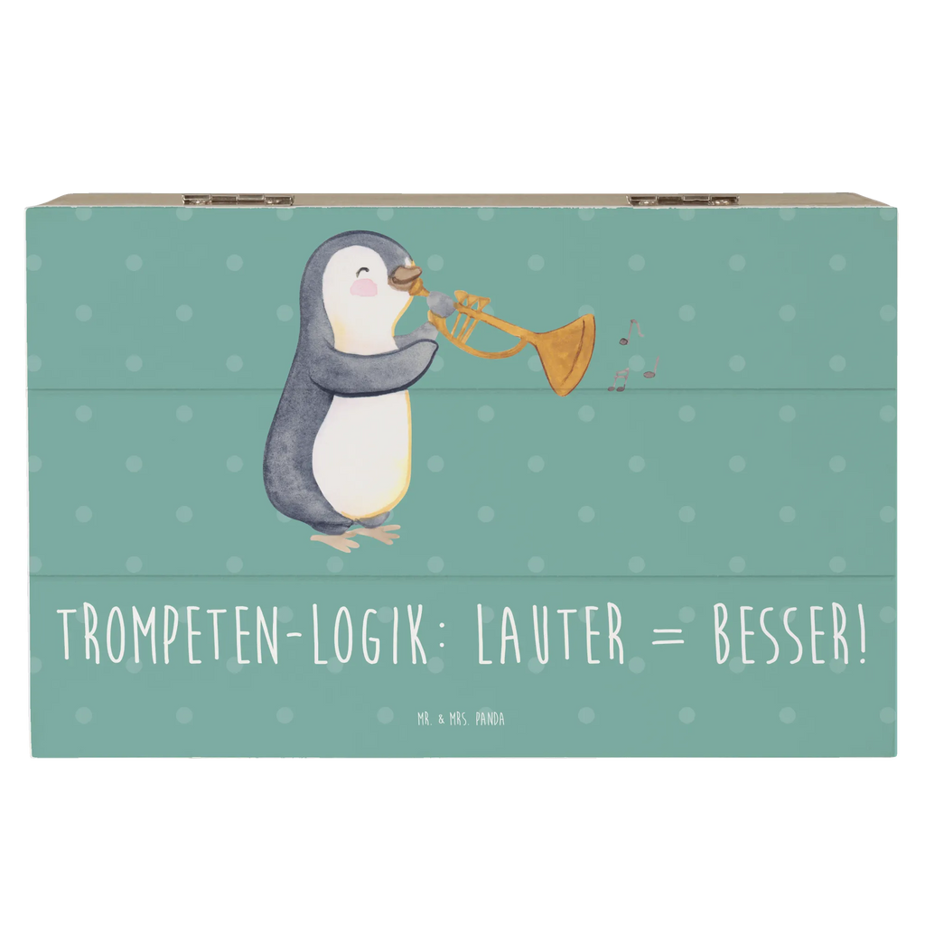 Holzkiste Trompeten Weisheit Dekokiste, Kiste, Erinnerungskiste, Geschenkbox, Aufbewahrungsbox, Schatzkiste, Erinnerungsbox, XXL, Truhe, Geschenkdose, Schatulle, Holzkiste, Instrumente, Geschenke Musiker, Musikliebhaber