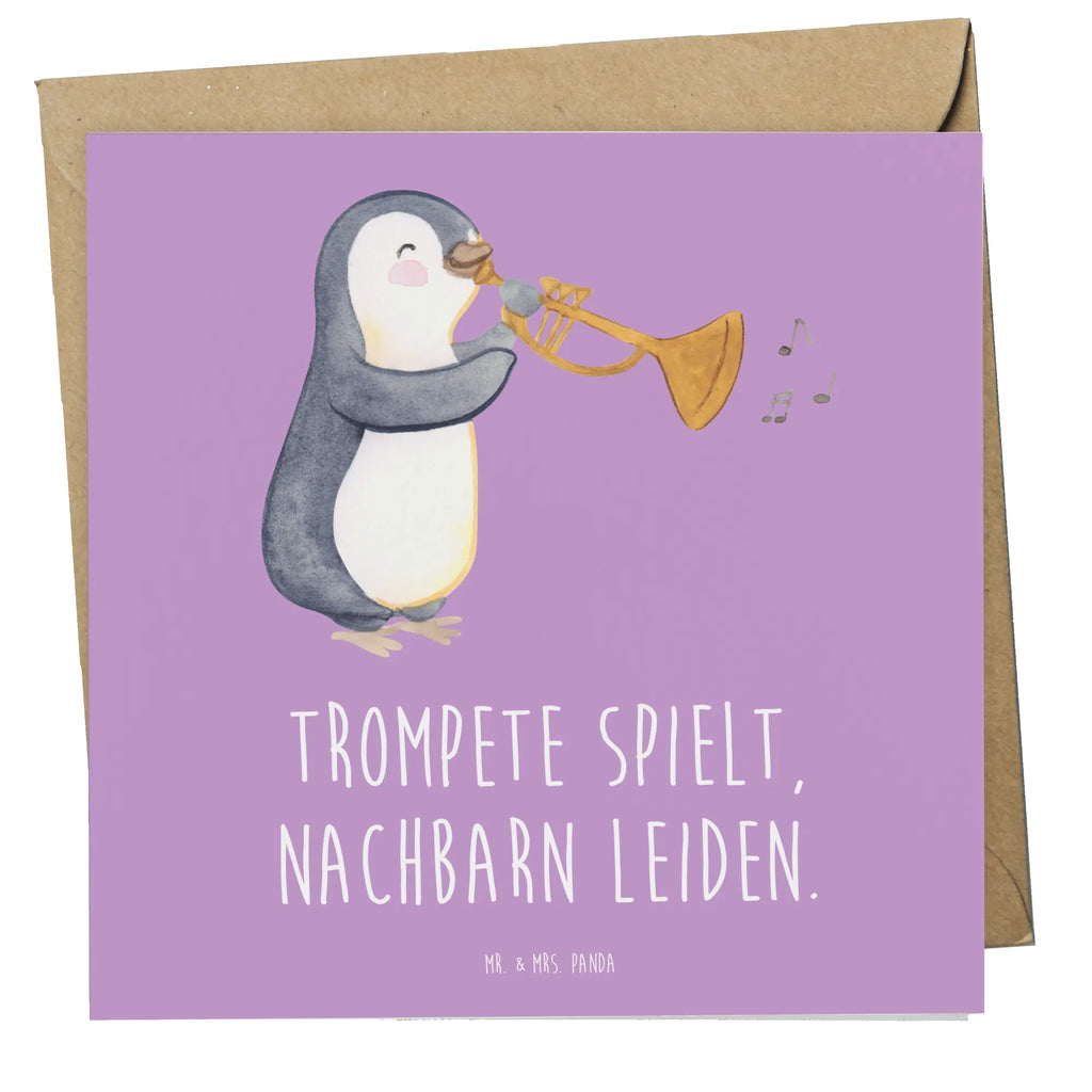 Deluxe Karte Trompete Freude Klappkarte, Glückwunschkarte, Hochzeitskarte, Einladungskarte, Hochwertige Grußkarte, Geburtstagskarte, Karte, Grußkarte, Hochwertige Klappkarte, Instrumente, Geschenke Musiker, Musikliebhaber