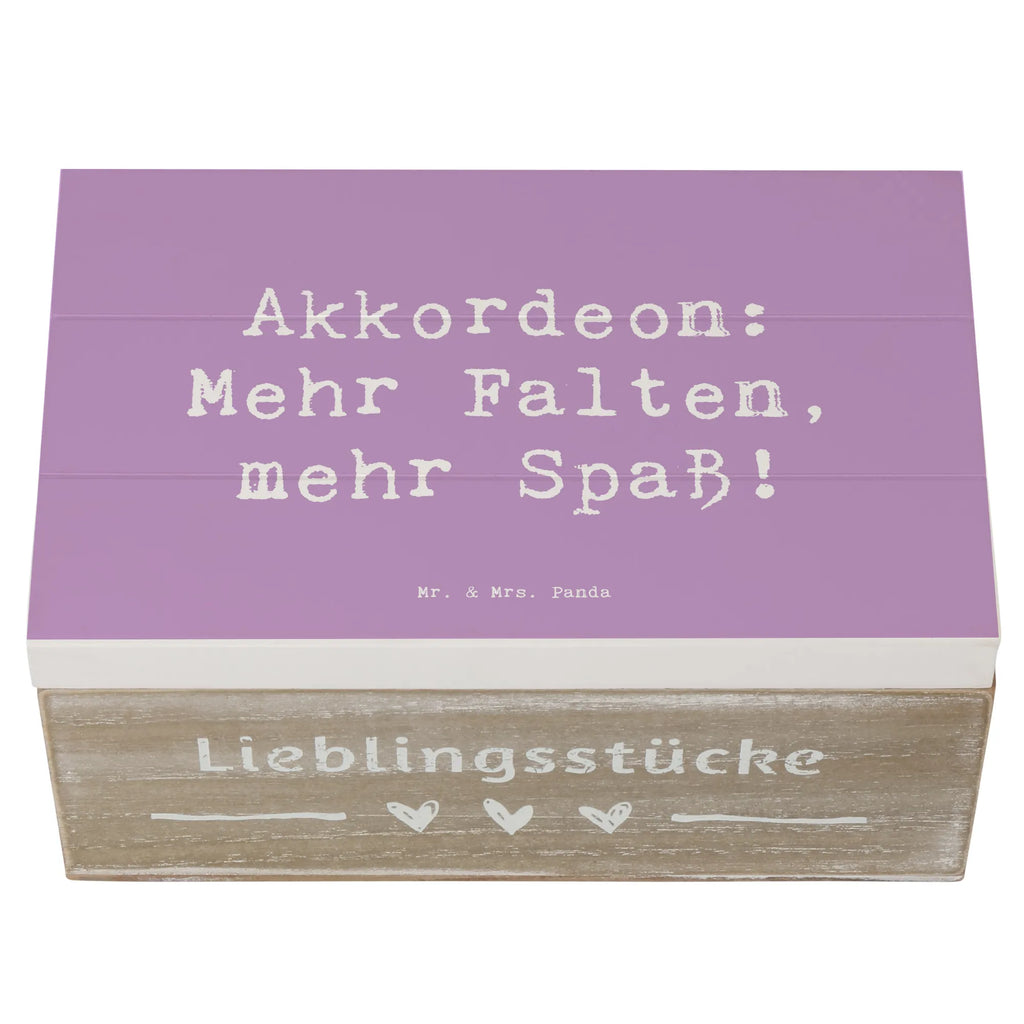Holzkiste Spruch Akkordeon Spaß XXL, Dekokiste, Geschenkbox, Erinnerungskiste, Truhe, Geschenkdose, Holzkiste, Aufbewahrungsbox, Schatulle, Erinnerungsbox, Schatzkiste, Kiste, Instrumente, Geschenke Musiker, Musikliebhaber