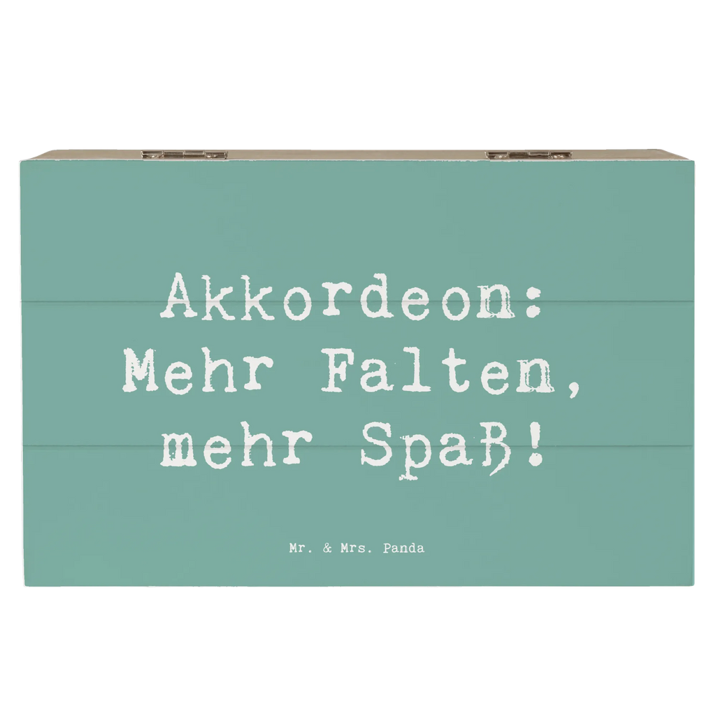 Holzkiste Spruch Akkordeon Spaß XXL, Dekokiste, Geschenkbox, Erinnerungskiste, Truhe, Geschenkdose, Holzkiste, Aufbewahrungsbox, Schatulle, Erinnerungsbox, Schatzkiste, Kiste, Instrumente, Geschenke Musiker, Musikliebhaber