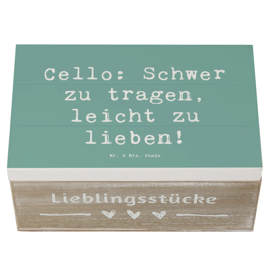 Holzkiste Spruch Cello Liebe Erinnerungsbox, Geschenkbox, Schatulle, Holzkiste, Dekokiste, Truhe, Geschenkdose, Aufbewahrungsbox, XXL, Kiste, Erinnerungskiste, Schatzkiste, Instrumente, Geschenke Musiker, Musikliebhaber