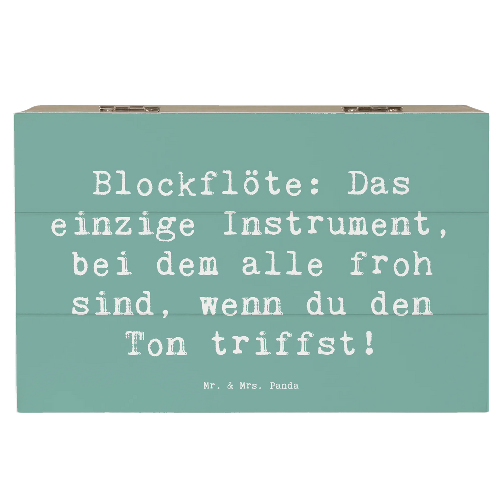 Holzkiste Spruch Blockflöte Freude Geschenkbox, Dekokiste, Kiste, XXL, Erinnerungskiste, Aufbewahrungsbox, Geschenkdose, Holzkiste, Schatzkiste, Schatulle, Erinnerungsbox, Truhe, Instrumente, Geschenke Musiker, Musikliebhaber