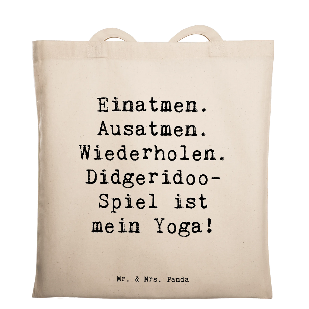 Tote bag Saying Einatmen. Ausatmen. Wiederholen. Didgeridoo-Spiel ist mein Yoga! Badetasche, Stoffbeutel, Tasche, Jutebeutel, Shopper, Stofftasche, Beutel, Strandtasche, Jutetasche, Beuteltasche, Tragetasche, Schultertasche, Einkaufstasche, Laptoptasche, Einkaufstüte, Umhängetasche, Instrumente, Geschenke Musiker, Musikliebhaber