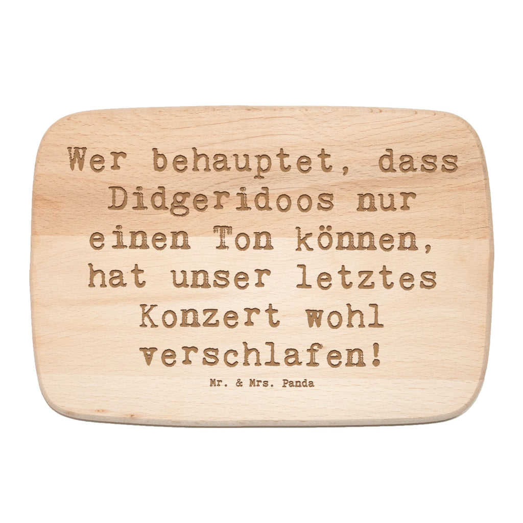 Schneidebrett Spruch Didgeridoo Konzert Küchenbrett, Schneidebrett, Schneidebrett Holz, Holzbrett, Frühstücksbrettchen, Frühstücksbrett, Instrumente, Geschenke Musiker, Musikliebhaber