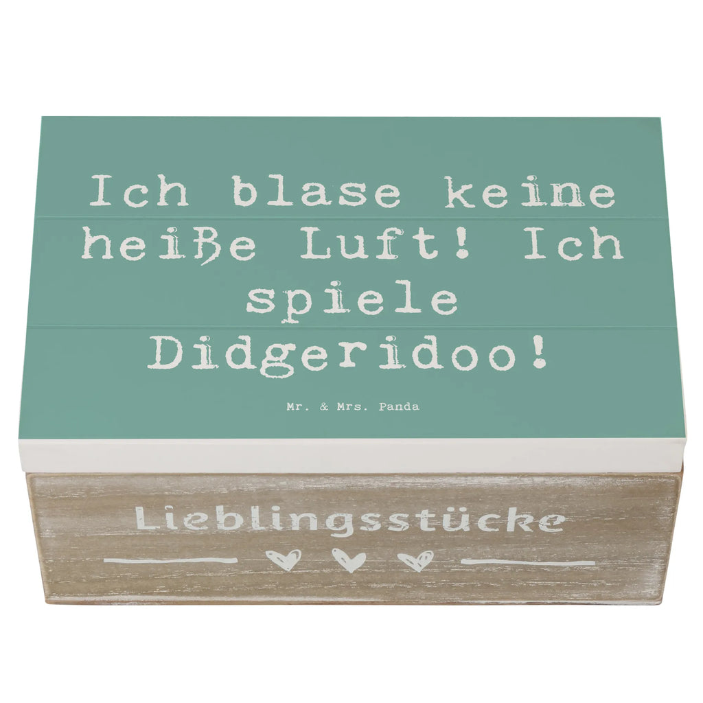 Holzkiste Spruch Didgeridoo Spieler Dekokiste, Schatzkiste, Erinnerungsbox, Holzkiste, Schatulle, Truhe, Kiste, XXL, Geschenkbox, Erinnerungskiste, Aufbewahrungsbox, Geschenkdose, Instrumente, Geschenke Musiker, Musikliebhaber