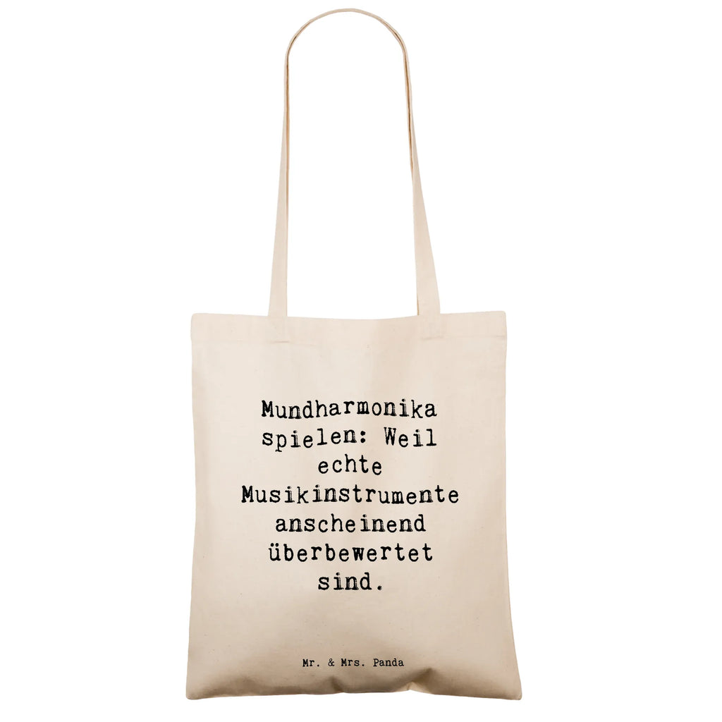 Tragetasche Spruch Mundharmonika spielen: Weil echte Musikinstrumente anscheinend überbewertet sind. Beutel, Stofftasche, Jutetasche, Jutebeutel, Stoffbeutel, Einkaufstasche, Laptoptasche, Shopper, Umhängetasche, Tragetasche, Schultertasche, Badetasche, Tasche, Einkaufstüte, Beuteltasche, Strandtasche, Instrumente, Geschenke Musiker, Musikliebhaber