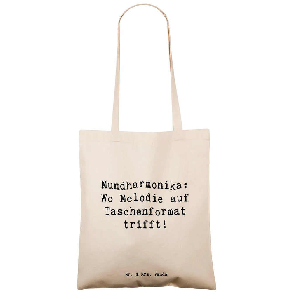Tote bag Saying Mundharmonika: Wo Melodie auf Taschenformat trifft! Einkaufstüte, Tasche, Laptoptasche, Shopper, Jutetasche, Beuteltasche, Einkaufstasche, Umhängetasche, Jutebeutel, Schultertasche, Badetasche, Tragetasche, Strandtasche, Stofftasche, Stoffbeutel, Beutel, Instrumente, Geschenke Musiker, Musikliebhaber