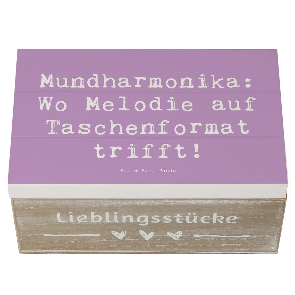 Holzkiste Spruch Mundharmonika: Wo Melodie auf Taschenformat trifft! Aufbewahrungsbox, Erinnerungskiste, Truhe, Erinnerungsbox, Geschenkbox, Holzkiste, Schatzkiste, Schatulle, Kiste, Geschenkdose, XXL, Dekokiste, Instrumente, Geschenke Musiker, Musikliebhaber