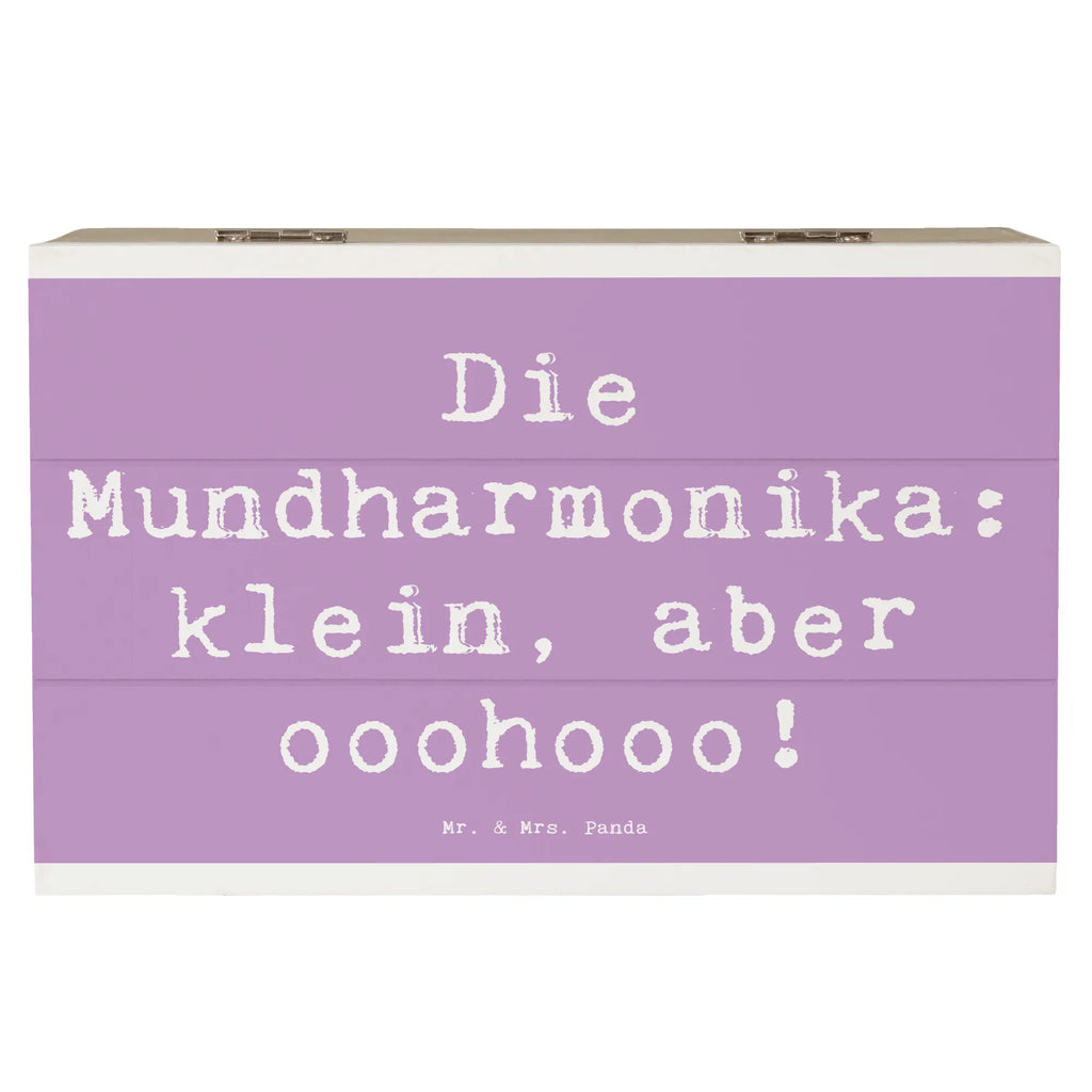 Holzkiste Spruch Mundharmonika Ohooo Geschenkbox, Dekokiste, Erinnerungskiste, XXL, Aufbewahrungsbox, Kiste, Schatulle, Erinnerungsbox, Schatzkiste, Geschenkdose, Holzkiste, Truhe, Instrumente, Geschenke Musiker, Musikliebhaber