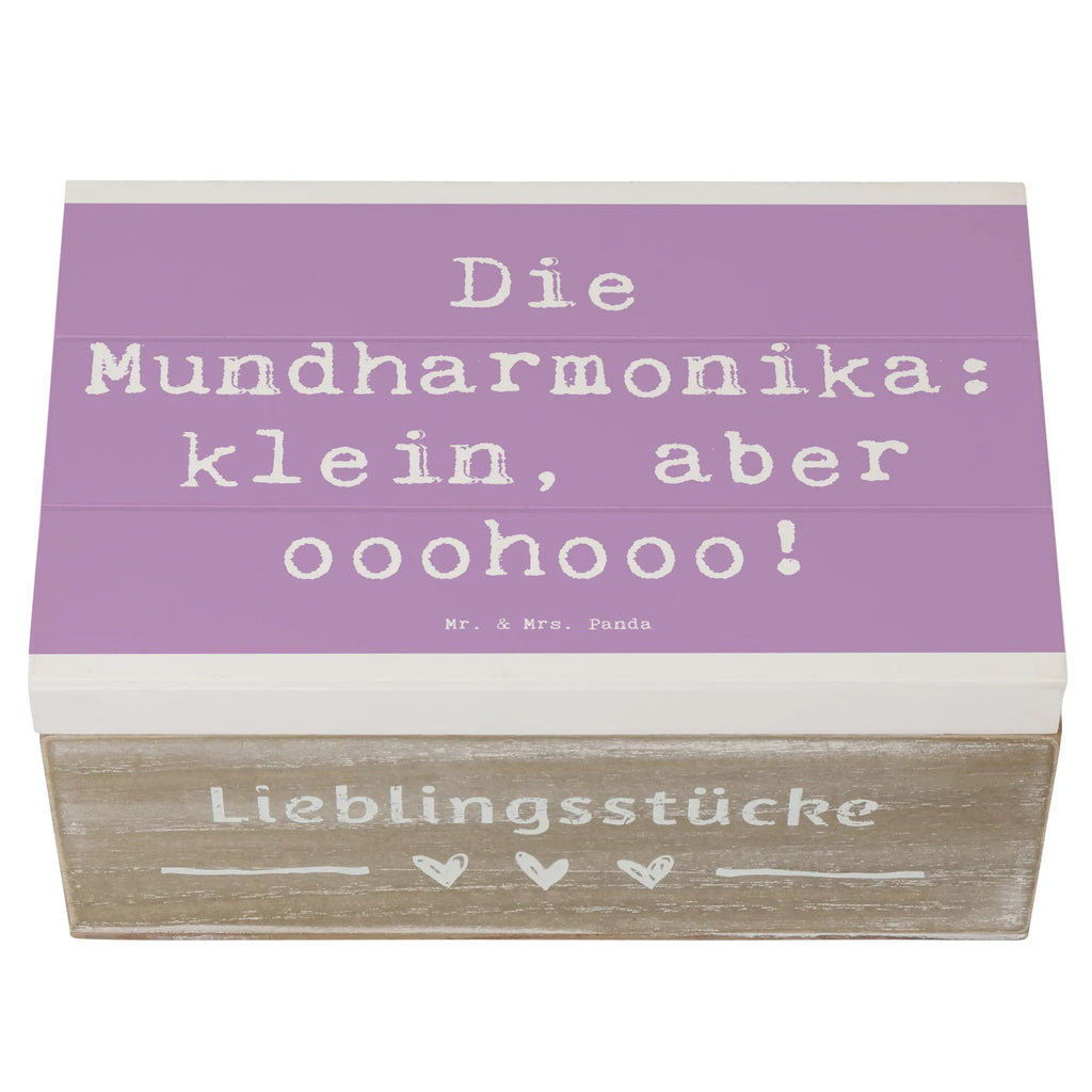 Holzkiste Spruch Mundharmonika Ohooo Geschenkbox, Dekokiste, Erinnerungskiste, XXL, Aufbewahrungsbox, Kiste, Schatulle, Erinnerungsbox, Schatzkiste, Geschenkdose, Holzkiste, Truhe, Instrumente, Geschenke Musiker, Musikliebhaber
