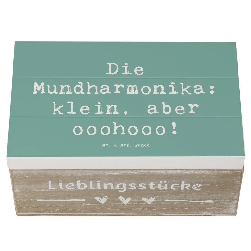 Holzkiste Spruch Mundharmonika Ohooo Geschenkbox, Dekokiste, Erinnerungskiste, XXL, Aufbewahrungsbox, Kiste, Schatulle, Erinnerungsbox, Schatzkiste, Geschenkdose, Holzkiste, Truhe, Instrumente, Geschenke Musiker, Musikliebhaber