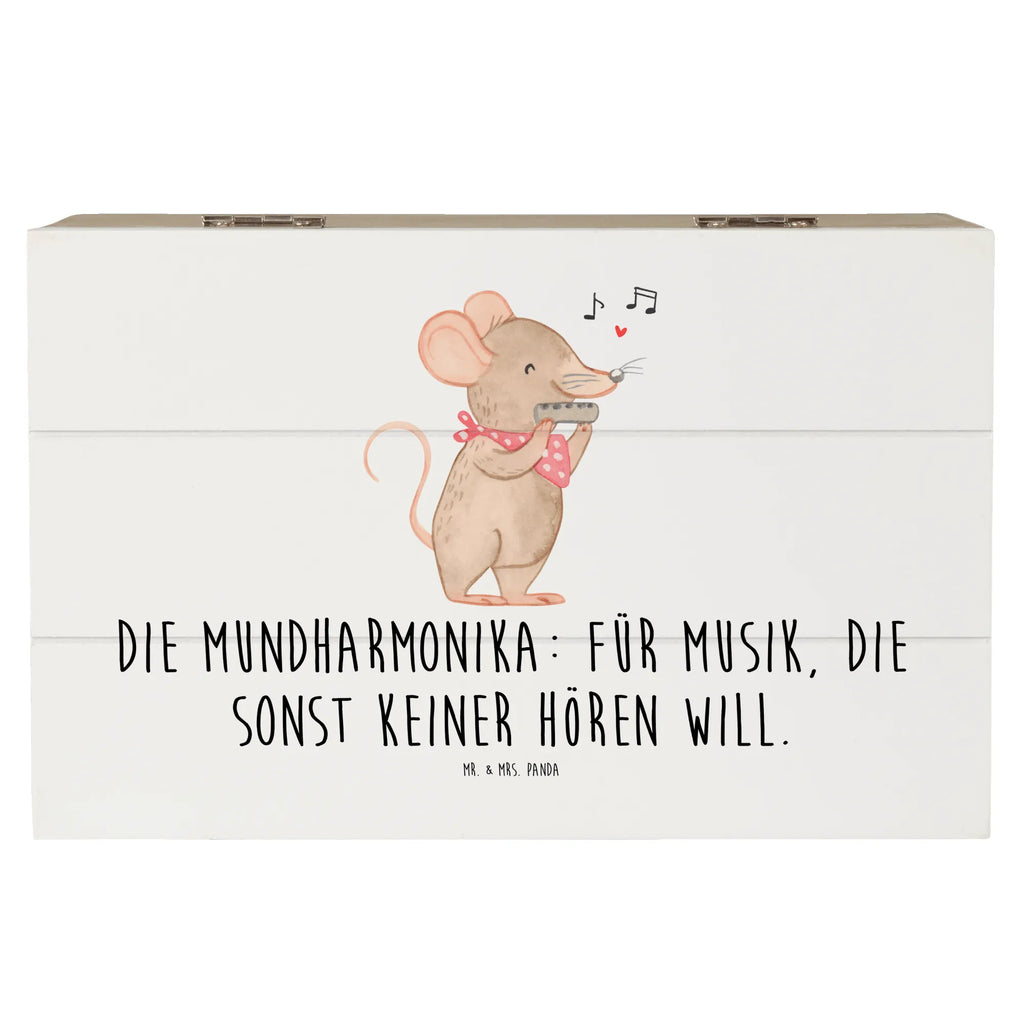 Wooden chest Die Mundharmonika: Für Musik, die sonst keiner hören will. Truhe, Holzkiste, Aufbewahrungsbox, XXL, Geschenkbox, Schatulle, Geschenkdose, Erinnerungskiste, Schatzkiste, Kiste, Dekokiste, Erinnerungsbox, Instrumente, Geschenke Musiker, Musikliebhaber