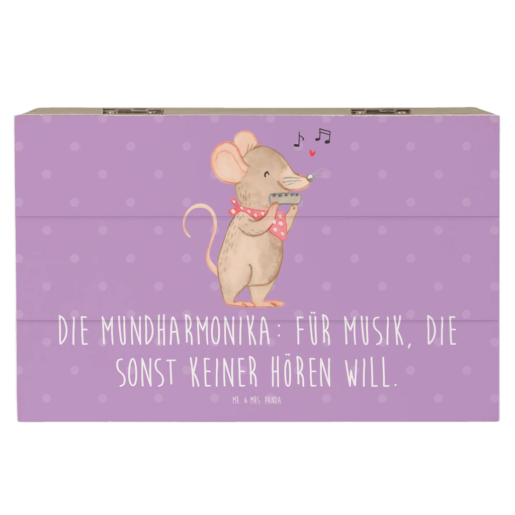 Wooden chest Die Mundharmonika: Für Musik, die sonst keiner hören will. Truhe, Holzkiste, Aufbewahrungsbox, XXL, Geschenkbox, Schatulle, Geschenkdose, Erinnerungskiste, Schatzkiste, Kiste, Dekokiste, Erinnerungsbox, Instrumente, Geschenke Musiker, Musikliebhaber