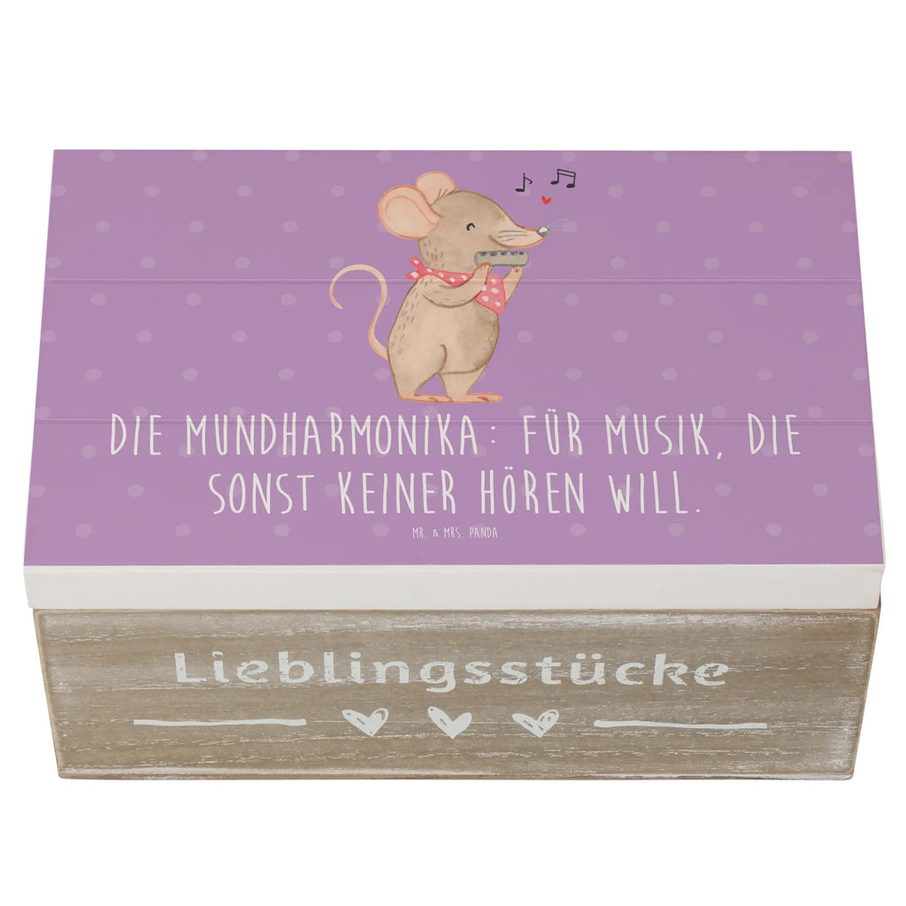 Wooden chest Die Mundharmonika: Für Musik, die sonst keiner hören will. Truhe, Holzkiste, Aufbewahrungsbox, XXL, Geschenkbox, Schatulle, Geschenkdose, Erinnerungskiste, Schatzkiste, Kiste, Dekokiste, Erinnerungsbox, Instrumente, Geschenke Musiker, Musikliebhaber