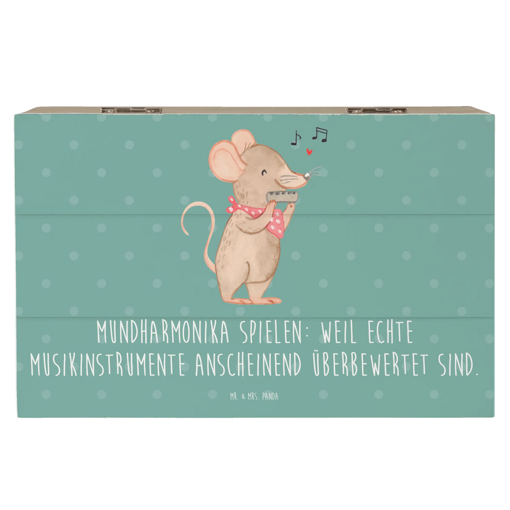 Holzkiste Mundharmonika spielen: Weil echte Musikinstrumente anscheinend überbewertet sind. Schatzkiste, Erinnerungskiste, Geschenkbox, Truhe, Kiste, Erinnerungsbox, Dekokiste, XXL, Geschenkdose, Schatulle, Aufbewahrungsbox, Holzkiste, Instrumente, Geschenke Musiker, Musikliebhaber