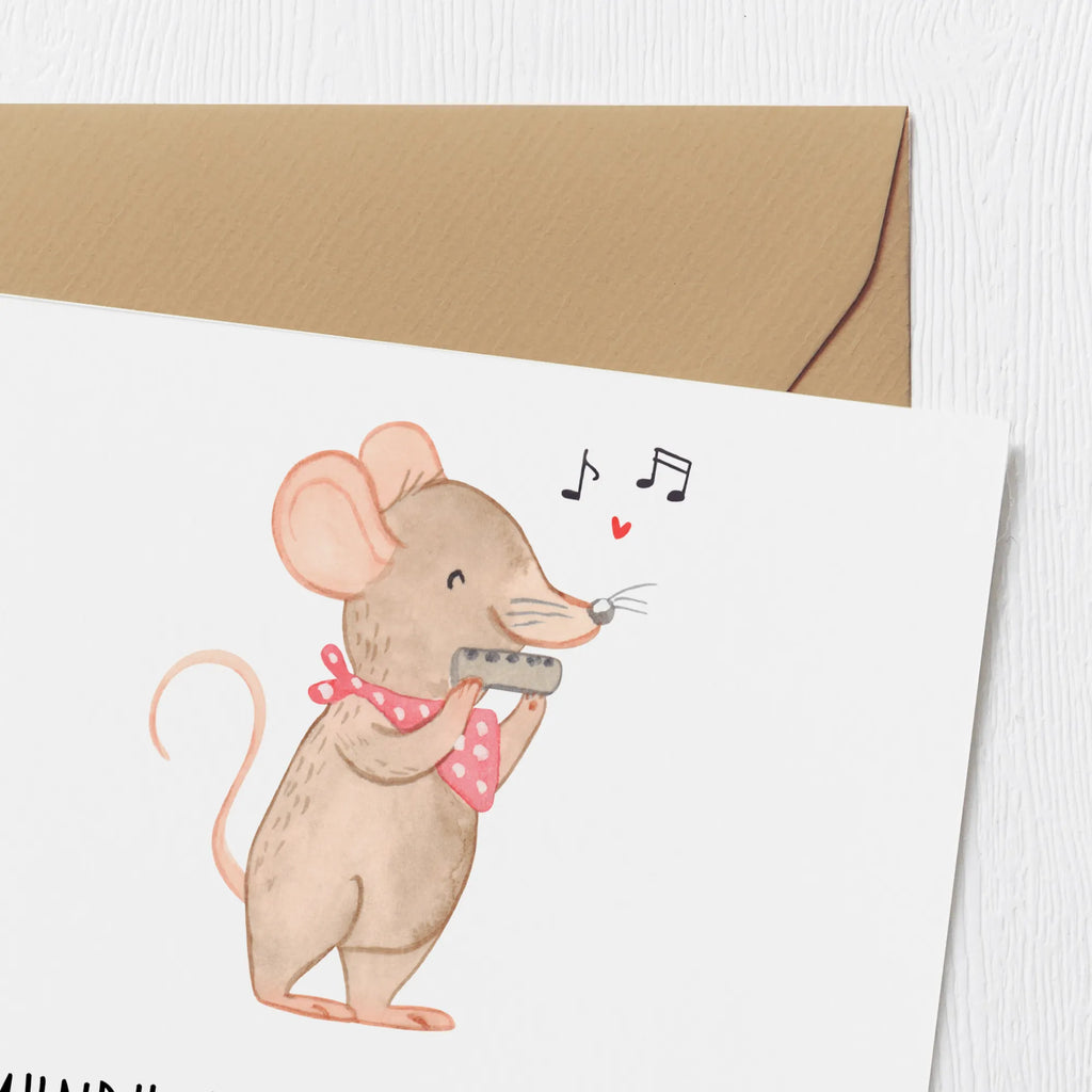 Deluxe Card Die Mundharmonika: Für Musik, die sonst keiner hören will. Hochwertige Grußkarte, Geburtstagskarte, Hochwertige Klappkarte, Klappkarte, Karte, Glückwunschkarte, Grußkarte, Hochzeitskarte, Einladungskarte, Instrumente, Geschenke Musiker, Musikliebhaber
