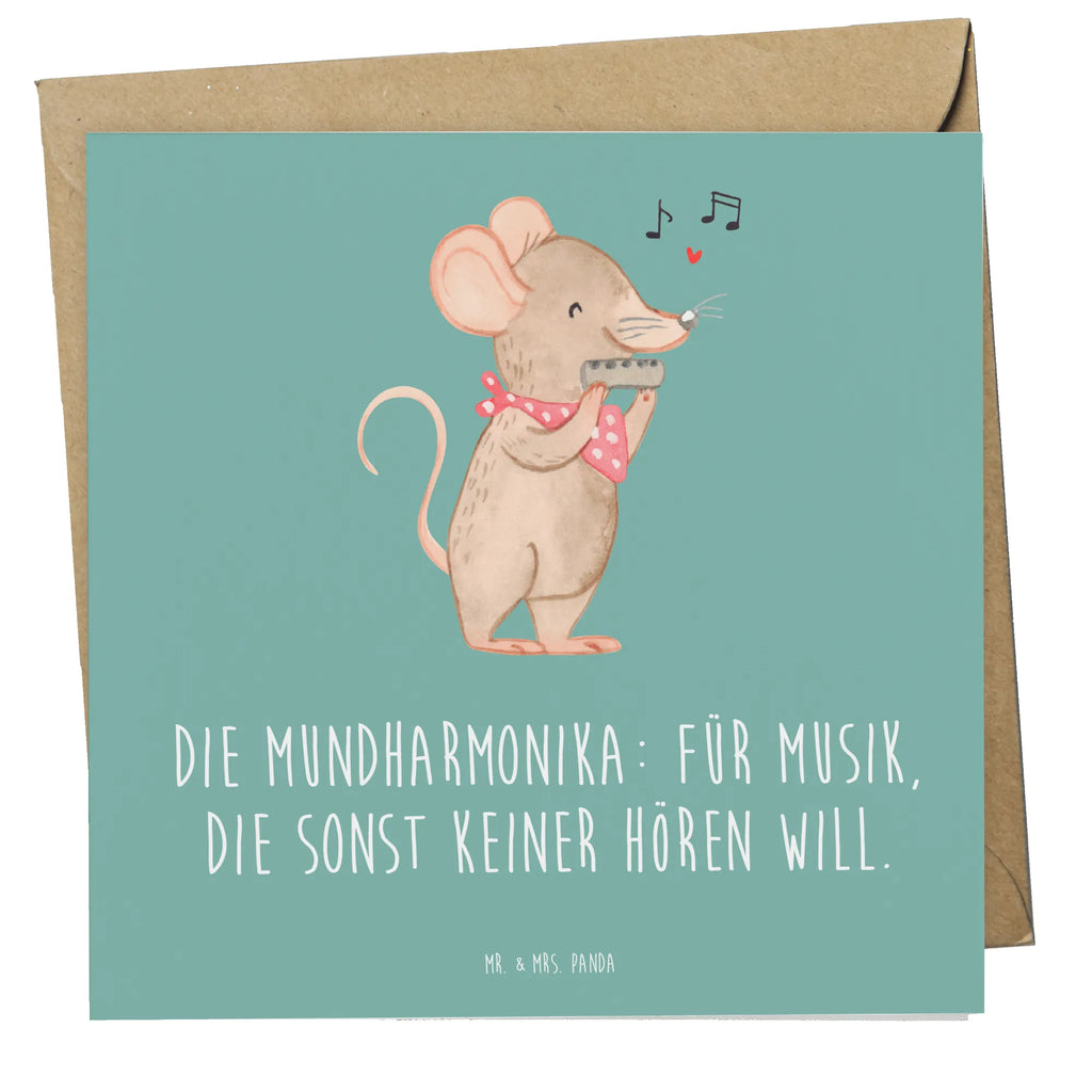 Deluxe Card Die Mundharmonika: Für Musik, die sonst keiner hören will. Hochwertige Grußkarte, Geburtstagskarte, Hochwertige Klappkarte, Klappkarte, Karte, Glückwunschkarte, Grußkarte, Hochzeitskarte, Einladungskarte, Instrumente, Geschenke Musiker, Musikliebhaber