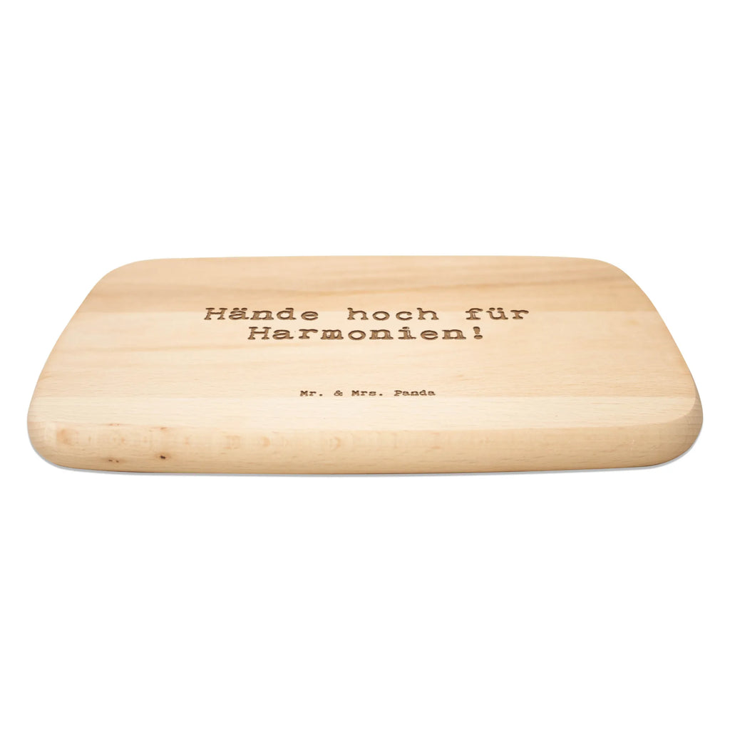 Serving board Saying Hände hoch für Harmonien! cutting board, Board, breakfast board, Instruments, gifts for musicians, music enthusiasts