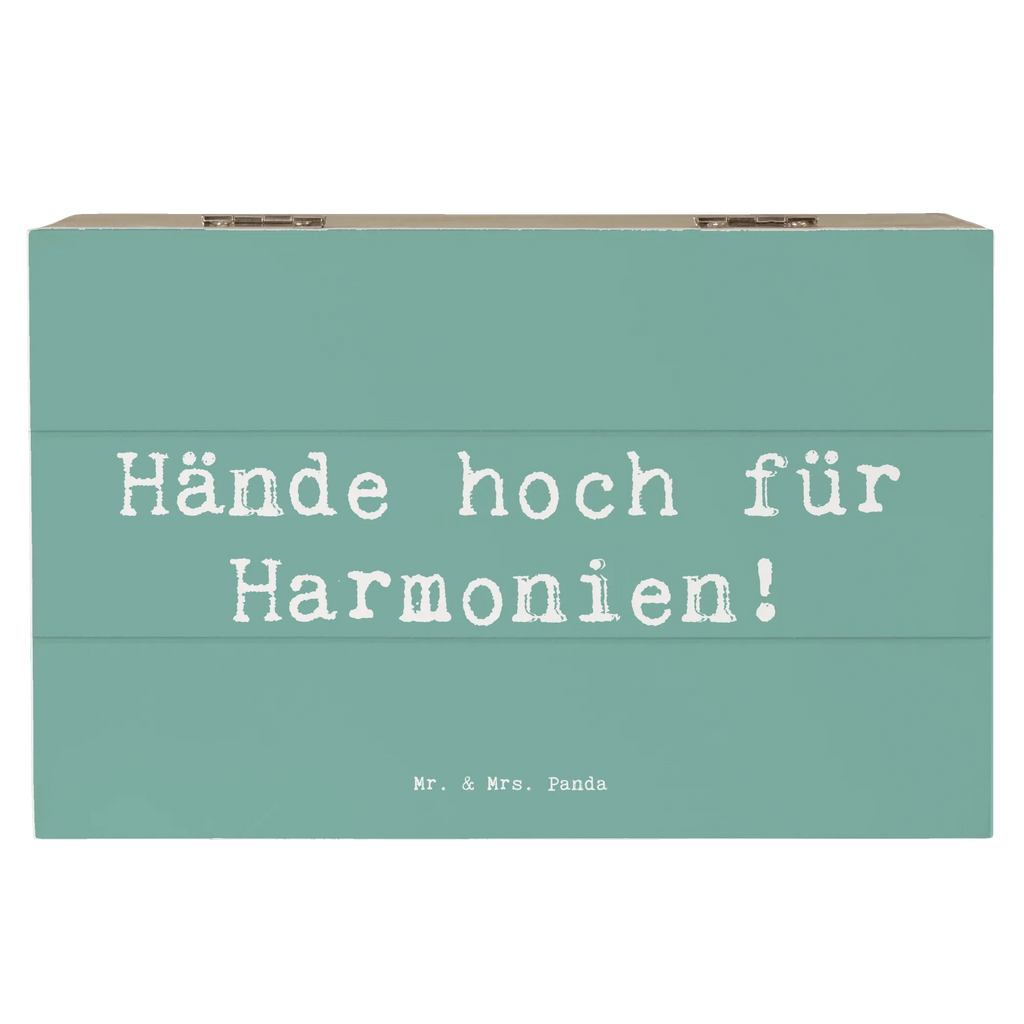 Holzkiste Spruch Theremin Harmonie Kiste, Schatzkiste, Erinnerungsbox, Aufbewahrungsbox, Truhe, Erinnerungskiste, Schatulle, XXL, Geschenkbox, Holzkiste, Geschenkdose, Dekokiste, Instrumente, Geschenke Musiker, Musikliebhaber