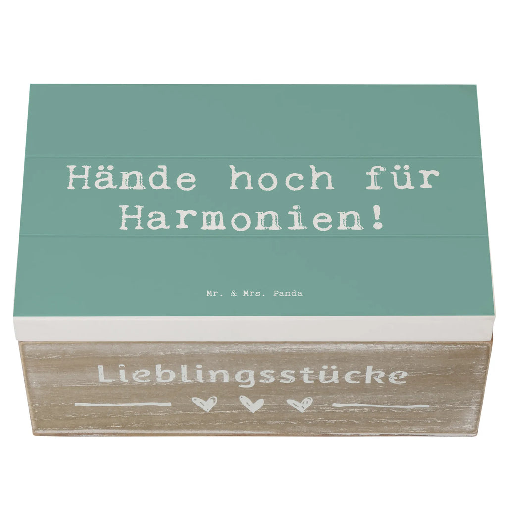 Holzkiste Spruch Theremin Harmonie Kiste, Schatzkiste, Erinnerungsbox, Aufbewahrungsbox, Truhe, Erinnerungskiste, Schatulle, XXL, Geschenkbox, Holzkiste, Geschenkdose, Dekokiste, Instrumente, Geschenke Musiker, Musikliebhaber