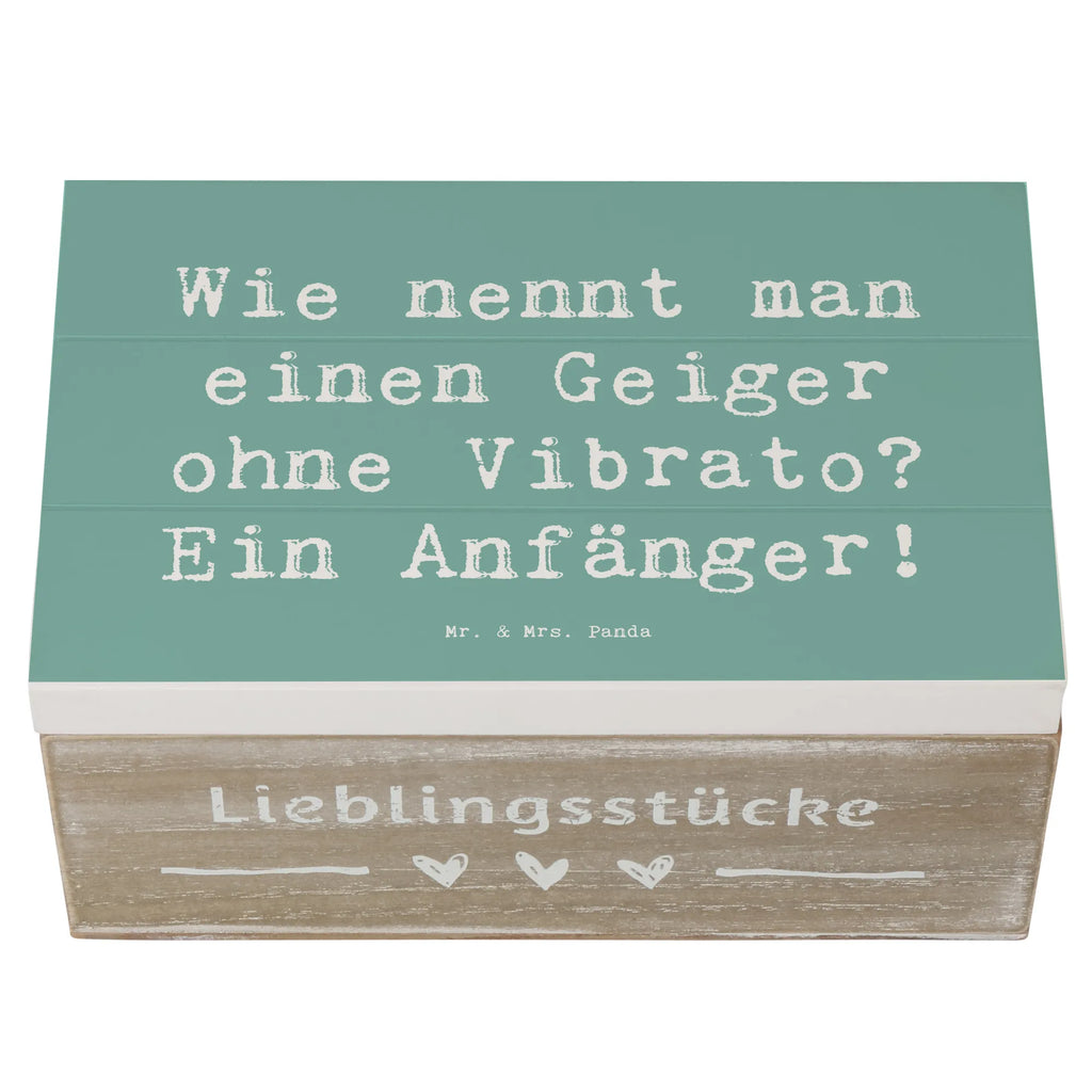 Holzkiste Spruch Violine Anfänger Schatulle, Geschenkdose, XXL, Schatzkiste, Kiste, Dekokiste, Erinnerungsbox, Truhe, Geschenkbox, Aufbewahrungsbox, Erinnerungskiste, Holzkiste, Instrumente, Geschenke Musiker, Musikliebhaber
