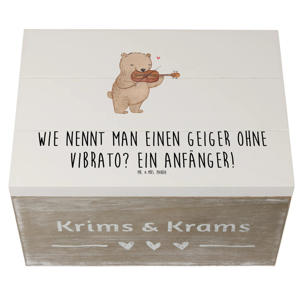 Wooden chest Wie nennt man einen Geiger ohne Vibrato? Ein Anfänger! Aufbewahrungsbox, Erinnerungskiste, Schatulle, Erinnerungsbox, XXL, Dekokiste, Truhe, Schatzkiste, Holzkiste, Geschenkbox, Kiste, Geschenkdose, Instrumente, Geschenke Musiker, Musikliebhaber
