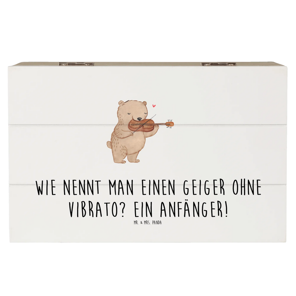 Wooden chest Wie nennt man einen Geiger ohne Vibrato? Ein Anfänger! Aufbewahrungsbox, Erinnerungskiste, Schatulle, Erinnerungsbox, XXL, Dekokiste, Truhe, Schatzkiste, Holzkiste, Geschenkbox, Kiste, Geschenkdose, Instrumente, Geschenke Musiker, Musikliebhaber