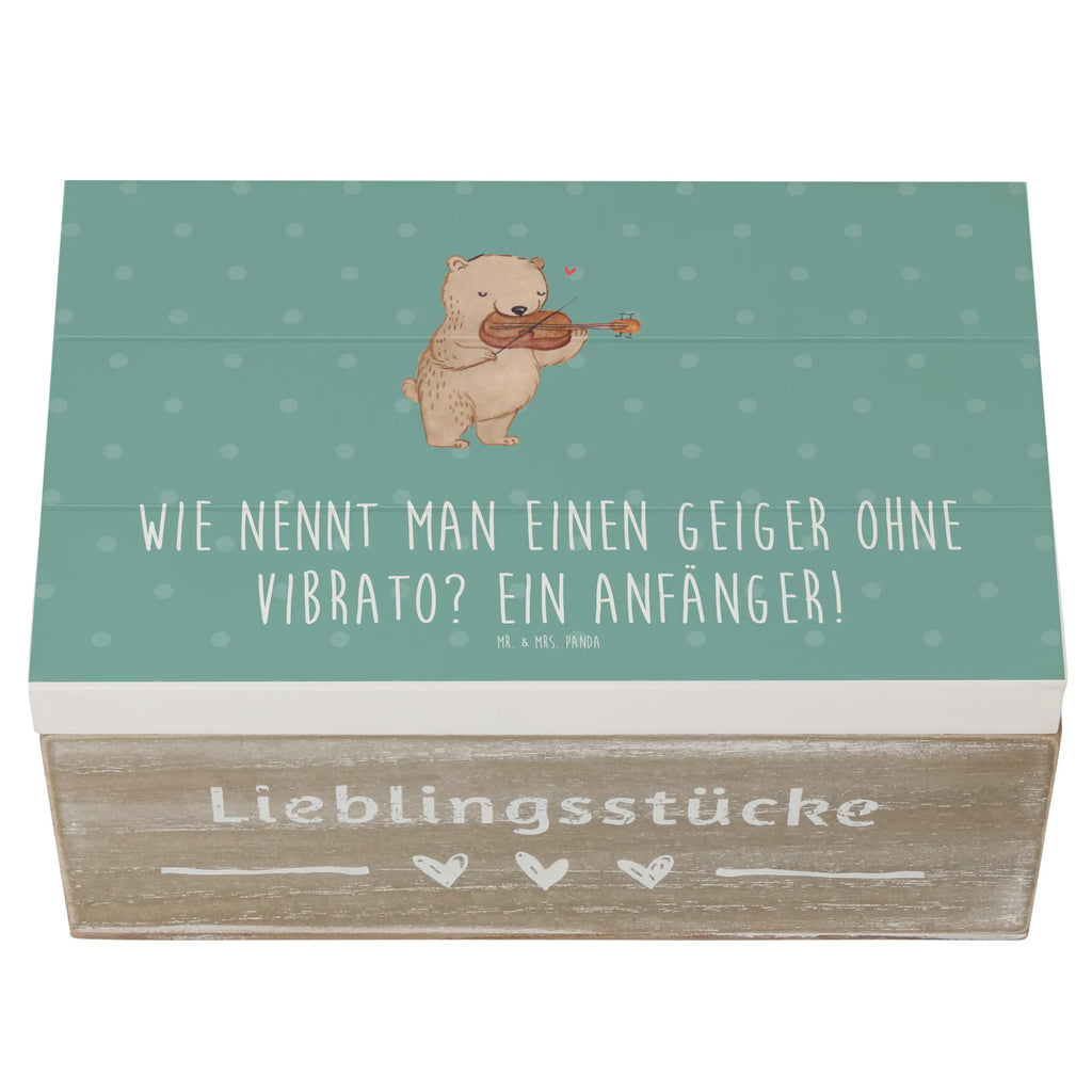 Wooden chest Wie nennt man einen Geiger ohne Vibrato? Ein Anfänger! Aufbewahrungsbox, Erinnerungskiste, Schatulle, Erinnerungsbox, XXL, Dekokiste, Truhe, Schatzkiste, Holzkiste, Geschenkbox, Kiste, Geschenkdose, Instrumente, Geschenke Musiker, Musikliebhaber