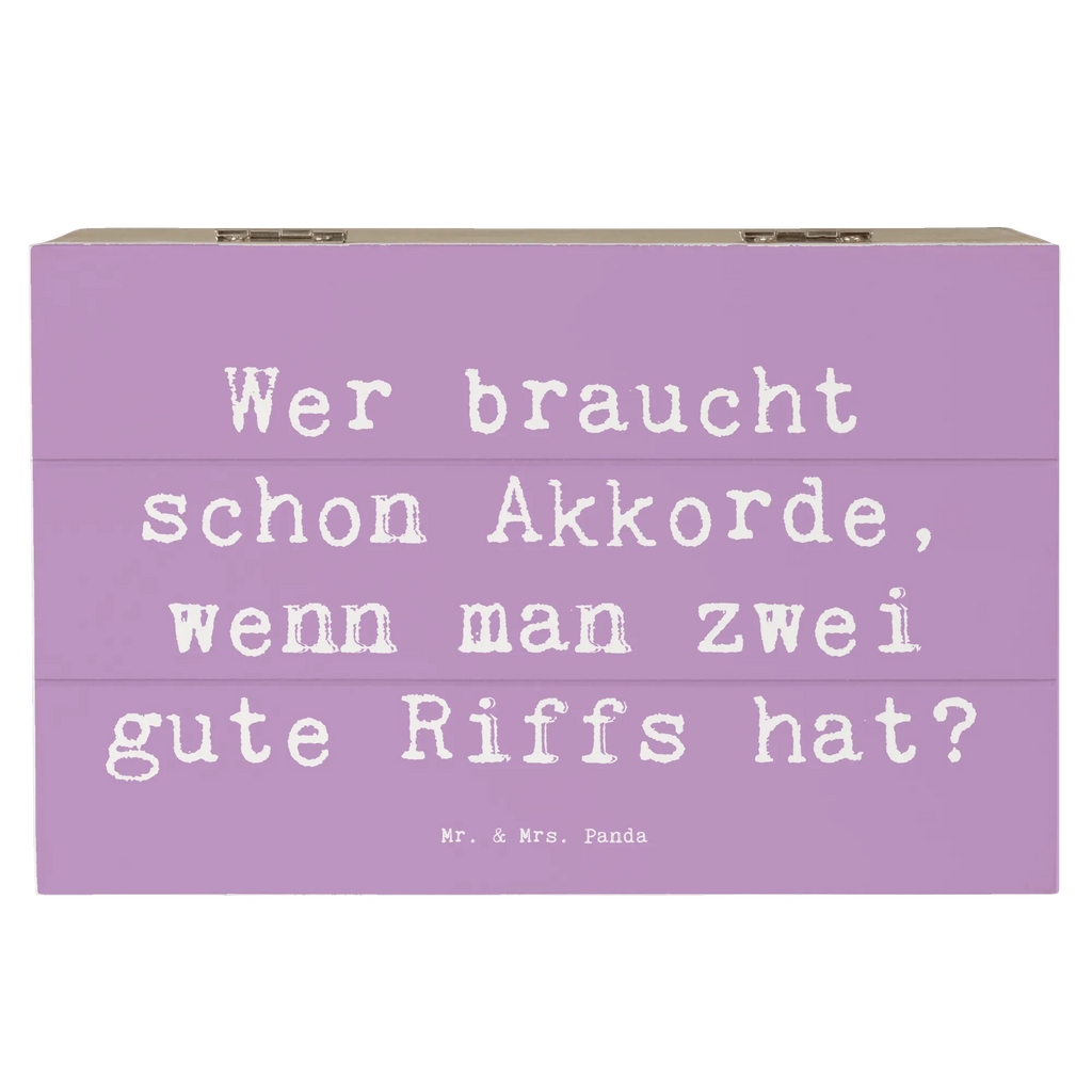 Holzkiste Spruch E-Gitarre Zwei Riffs Geschenkdose, Dekokiste, Geschenkbox, Schatzkiste, Erinnerungskiste, Erinnerungsbox, Aufbewahrungsbox, Holzkiste, XXL, Schatulle, Kiste, Truhe, Instrumente, Geschenke Musiker, Musikliebhaber