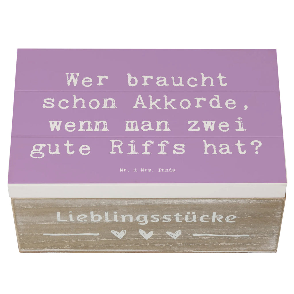 Holzkiste Spruch E-Gitarre Zwei Riffs Geschenkdose, Dekokiste, Geschenkbox, Schatzkiste, Erinnerungskiste, Erinnerungsbox, Aufbewahrungsbox, Holzkiste, XXL, Schatulle, Kiste, Truhe, Instrumente, Geschenke Musiker, Musikliebhaber
