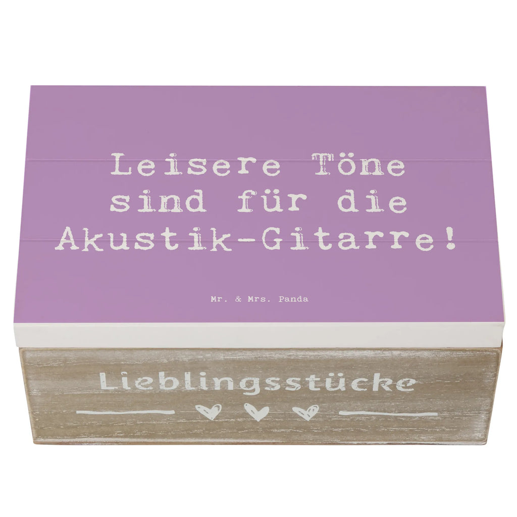 Holzkiste Spruch Akustik-Gitarre Magie Schatulle, Truhe, Dekokiste, Erinnerungskiste, Aufbewahrungsbox, XXL, Geschenkbox, Kiste, Geschenkdose, Holzkiste, Erinnerungsbox, Schatzkiste, Instrumente, Geschenke Musiker, Musikliebhaber