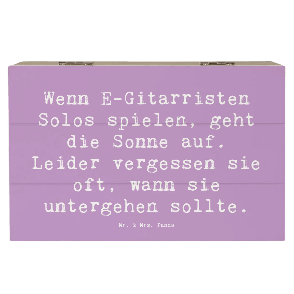 Holzkiste Spruch E-Gitarre Solos Erinnerungskiste, Schatulle, Kiste, Geschenkdose, Erinnerungsbox, Geschenkbox, Dekokiste, Truhe, Schatzkiste, XXL, Holzkiste, Aufbewahrungsbox, Instrumente, Geschenke Musiker, Musikliebhaber