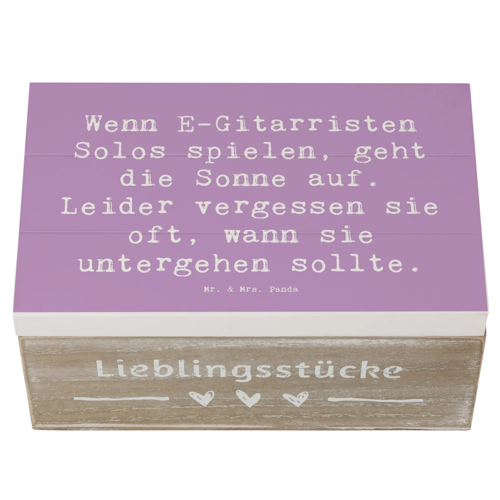 Holzkiste Spruch E-Gitarre Solos Erinnerungskiste, Schatulle, Kiste, Geschenkdose, Erinnerungsbox, Geschenkbox, Dekokiste, Truhe, Schatzkiste, XXL, Holzkiste, Aufbewahrungsbox, Instrumente, Geschenke Musiker, Musikliebhaber