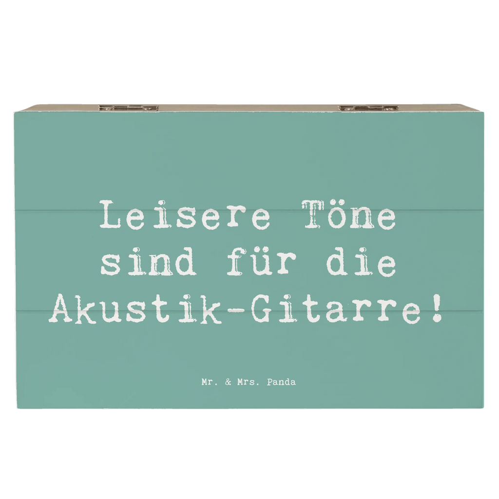 Holzkiste Spruch Akustik-Gitarre Magie Schatulle, Truhe, Dekokiste, Erinnerungskiste, Aufbewahrungsbox, XXL, Geschenkbox, Kiste, Geschenkdose, Holzkiste, Erinnerungsbox, Schatzkiste, Instrumente, Geschenke Musiker, Musikliebhaber