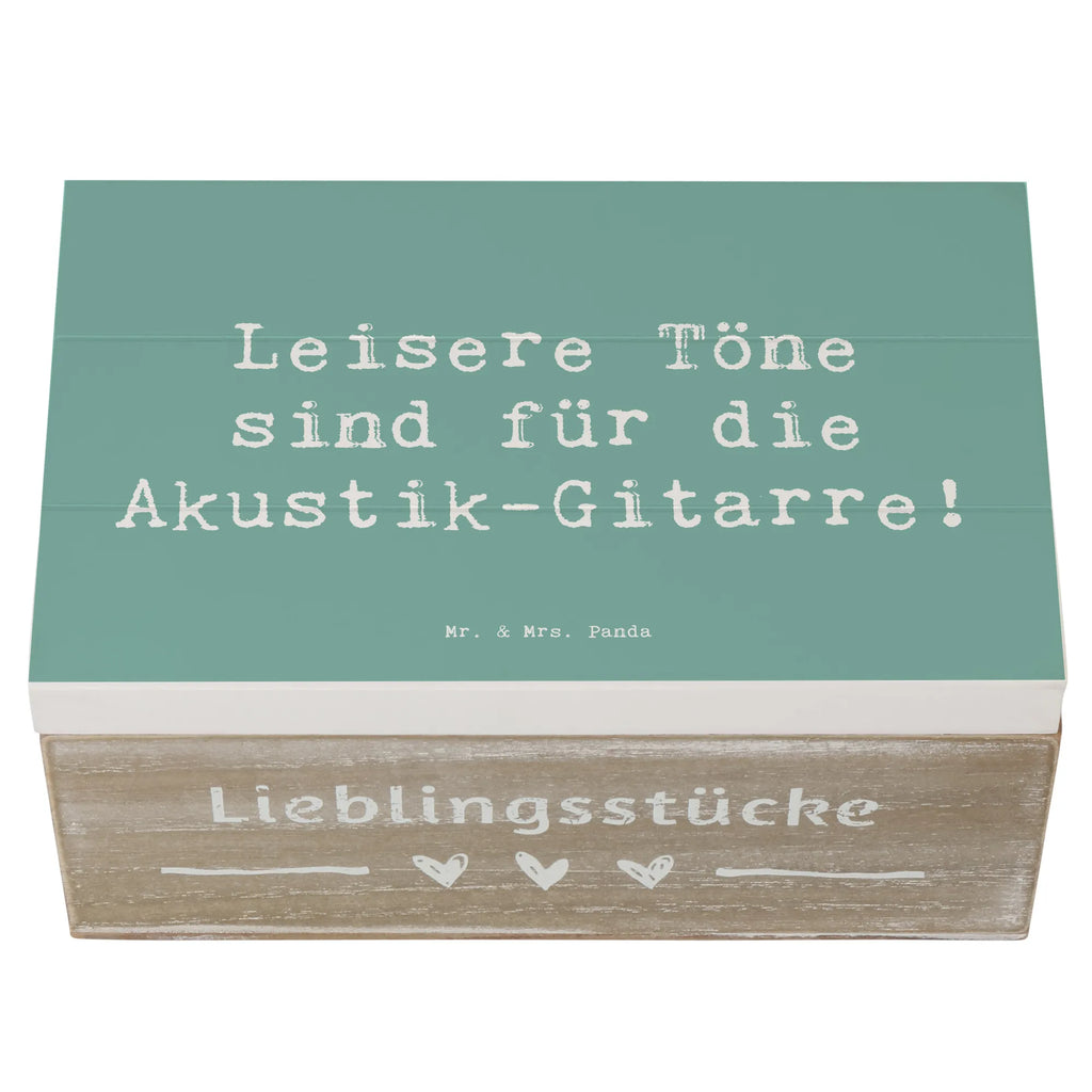 Holzkiste Spruch Akustik-Gitarre Magie Schatulle, Truhe, Dekokiste, Erinnerungskiste, Aufbewahrungsbox, XXL, Geschenkbox, Kiste, Geschenkdose, Holzkiste, Erinnerungsbox, Schatzkiste, Instrumente, Geschenke Musiker, Musikliebhaber
