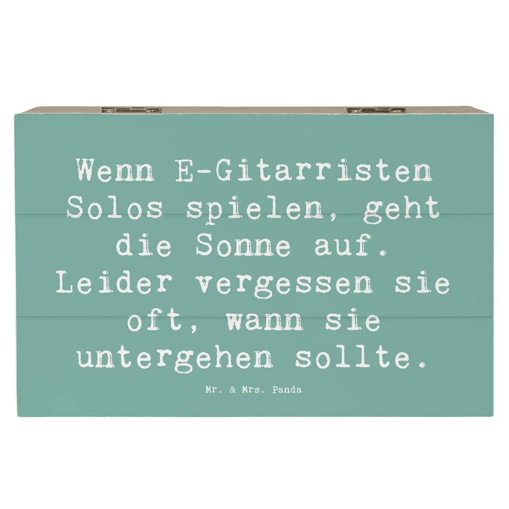 Holzkiste Spruch E-Gitarre Solos Erinnerungskiste, Schatulle, Kiste, Geschenkdose, Erinnerungsbox, Geschenkbox, Dekokiste, Truhe, Schatzkiste, XXL, Holzkiste, Aufbewahrungsbox, Instrumente, Geschenke Musiker, Musikliebhaber