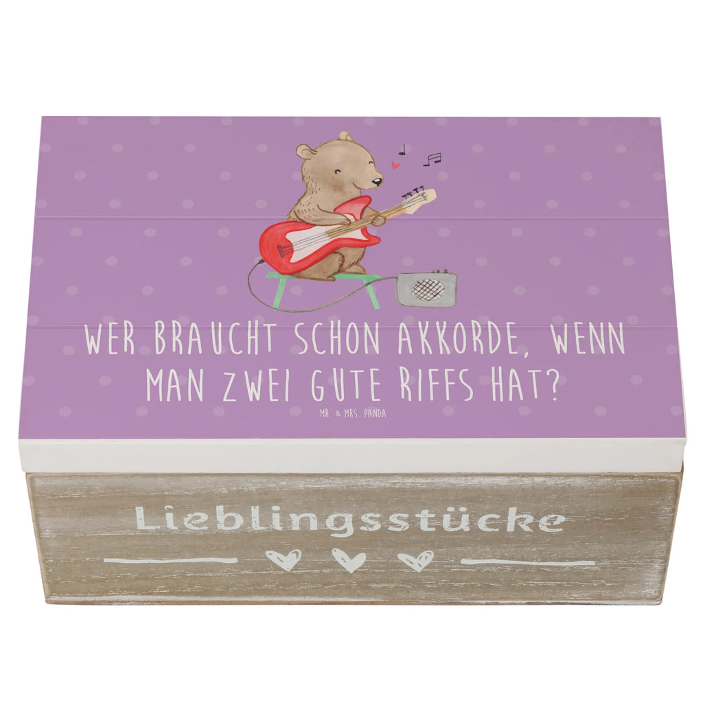 Holzkiste E-Gitarre Zwei Riffs Truhe, Geschenkbox, Kiste, Geschenkdose, Dekokiste, XXL, Schatulle, Schatzkiste, Holzkiste, Erinnerungsbox, Aufbewahrungsbox, Erinnerungskiste, Instrumente, Geschenke Musiker, Musikliebhaber