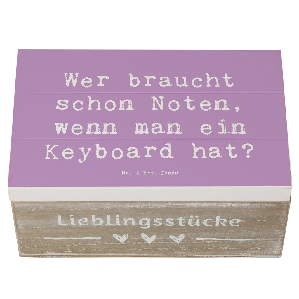 Holzkiste Spruch Keyboard Freude Holzkiste, Erinnerungsbox, Schatulle, Dekokiste, Kiste, Truhe, Erinnerungskiste, Schatzkiste, Geschenkdose, Geschenkbox, Aufbewahrungsbox, XXL, Instrumente, Geschenke Musiker, Musikliebhaber
