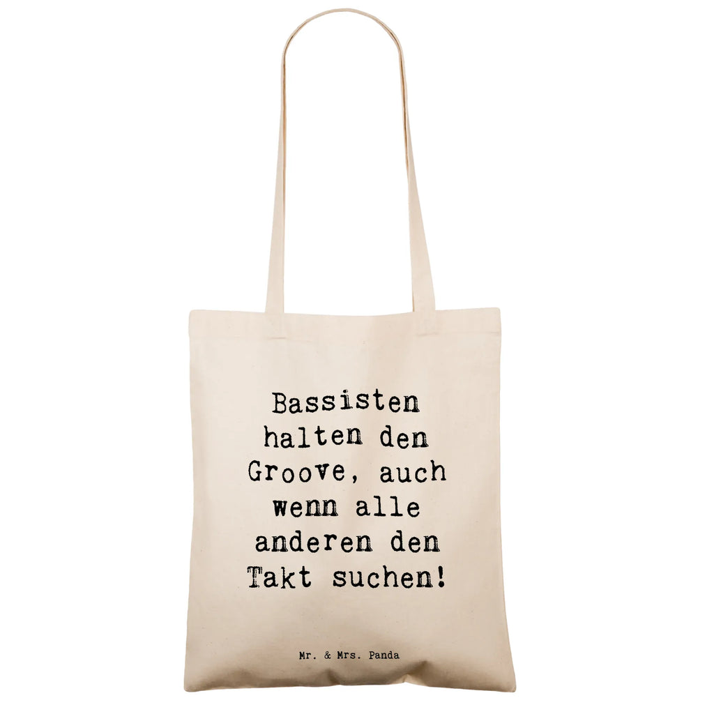 Tote bag Saying Bassisten halten den Groove, auch wenn alle anderen den Takt suchen! Einkaufstasche, Jutetasche, Einkaufstüte, Shopper, Beuteltasche, Stoffbeutel, Strandtasche, Tragetasche, Badetasche, Jutebeutel, Stofftasche, Schultertasche, Laptoptasche, Umhängetasche, Tasche, Beutel, Instrumente, Geschenke Musiker, Musikliebhaber