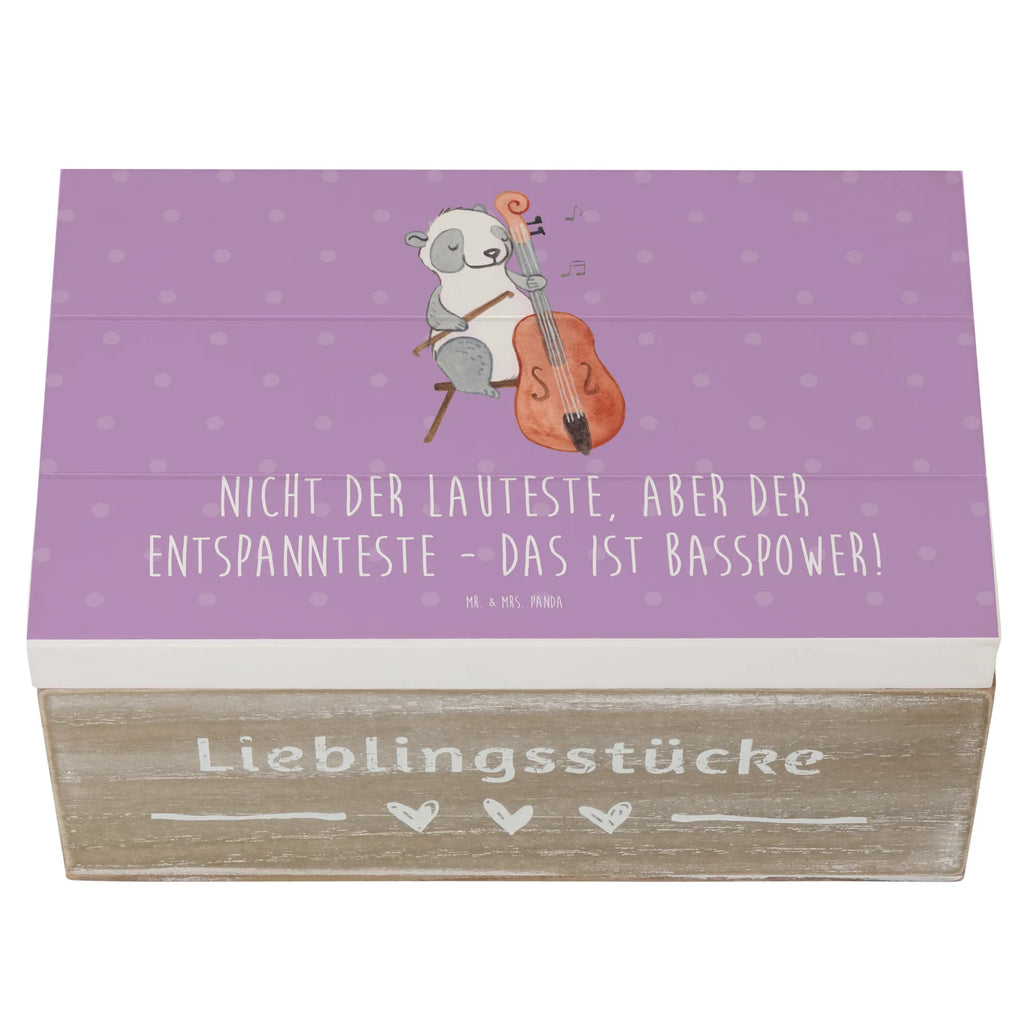 Wooden chest Nicht der Lauteste, aber der Entspannteste - Das ist Basspower! Schatulle, Dekokiste, XXL, Aufbewahrungsbox, Kiste, Erinnerungskiste, Erinnerungsbox, Schatzkiste, Holzkiste, Geschenkdose, Geschenkbox, Truhe, Instrumente, Geschenke Musiker, Musikliebhaber