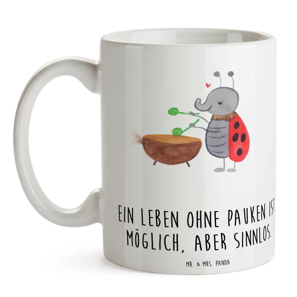 Tasse Pauken Leben Teetasse, Geschenktasse, Tasse, Tasse mit Motiven, Keramiktasse, Bürotasse, Porzellantasse, Kaffeetasse, Tasse mit Zitaten, Instrumente, Geschenke Musiker, Musikliebhaber