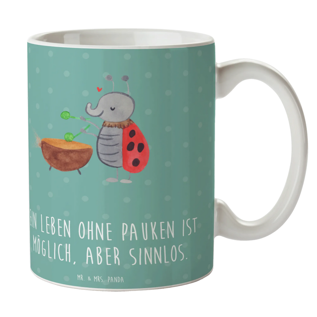 Tasse Pauken Leben Teetasse, Geschenktasse, Tasse, Tasse mit Motiven, Keramiktasse, Bürotasse, Porzellantasse, Kaffeetasse, Tasse mit Zitaten, Instrumente, Geschenke Musiker, Musikliebhaber
