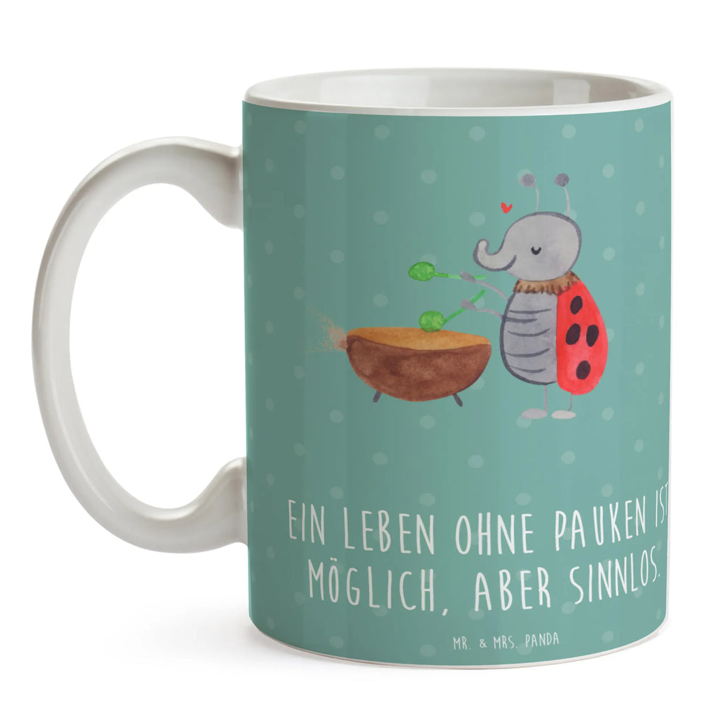 Tasse Pauken Leben Teetasse, Geschenktasse, Tasse, Tasse mit Motiven, Keramiktasse, Bürotasse, Porzellantasse, Kaffeetasse, Tasse mit Zitaten, Instrumente, Geschenke Musiker, Musikliebhaber