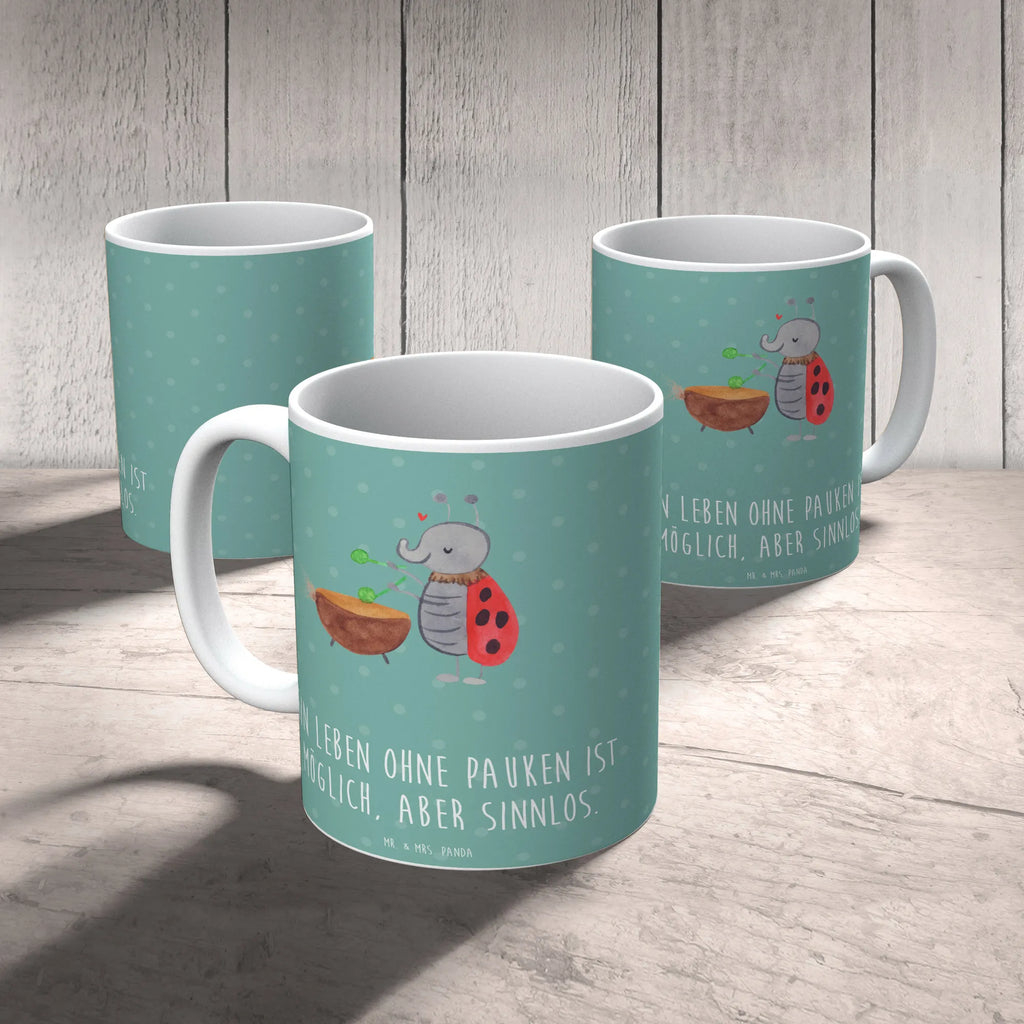Tasse Pauken Leben Teetasse, Geschenktasse, Tasse, Tasse mit Motiven, Keramiktasse, Bürotasse, Porzellantasse, Kaffeetasse, Tasse mit Zitaten, Instrumente, Geschenke Musiker, Musikliebhaber