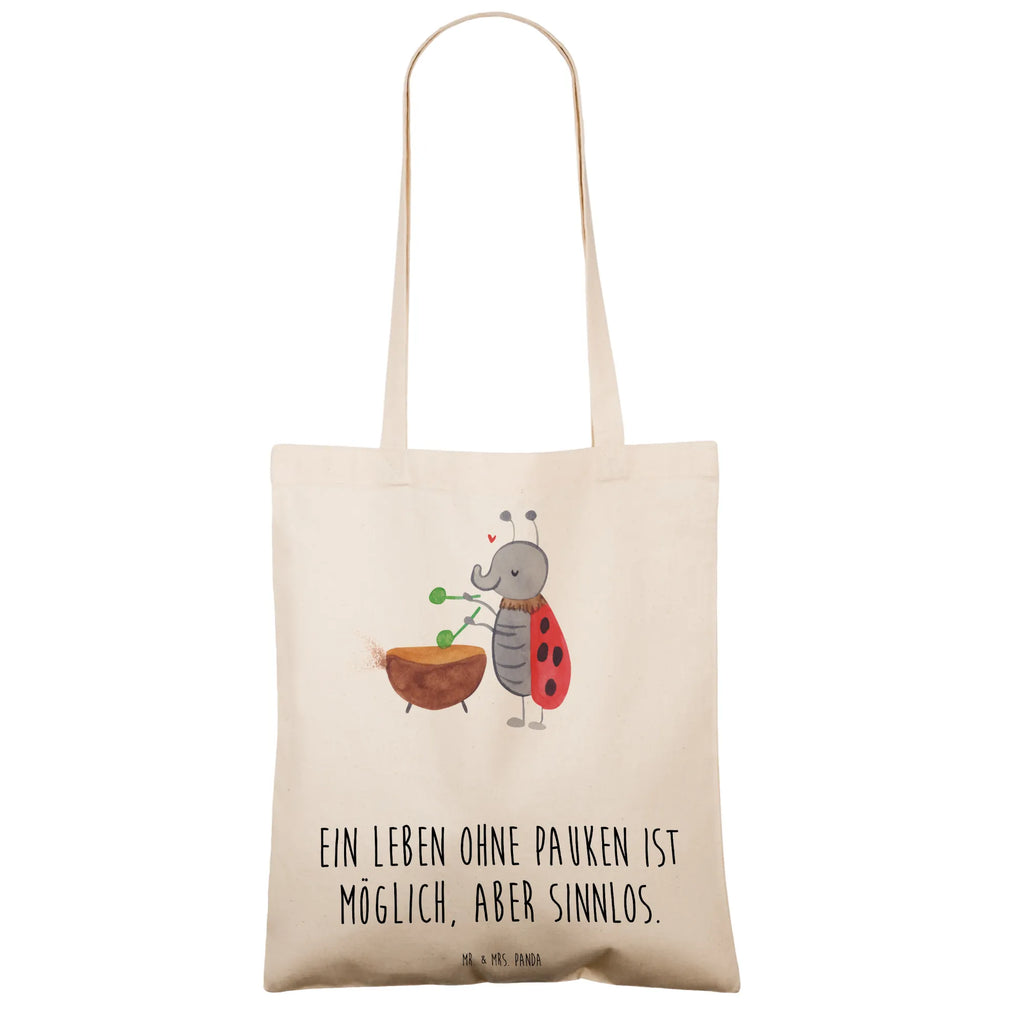 Tote bag Ein Leben ohne Pauken ist möglich, aber sinnlos. Tragetasche, Laptoptasche, Einkaufstüte, Schultertasche, Jutebeutel, Tasche, Strandtasche, Beuteltasche, Stofftasche, Umhängetasche, Beutel, Stoffbeutel, Jutetasche, Shopper, Einkaufstasche, Badetasche, Instrumente, Geschenke Musiker, Musikliebhaber