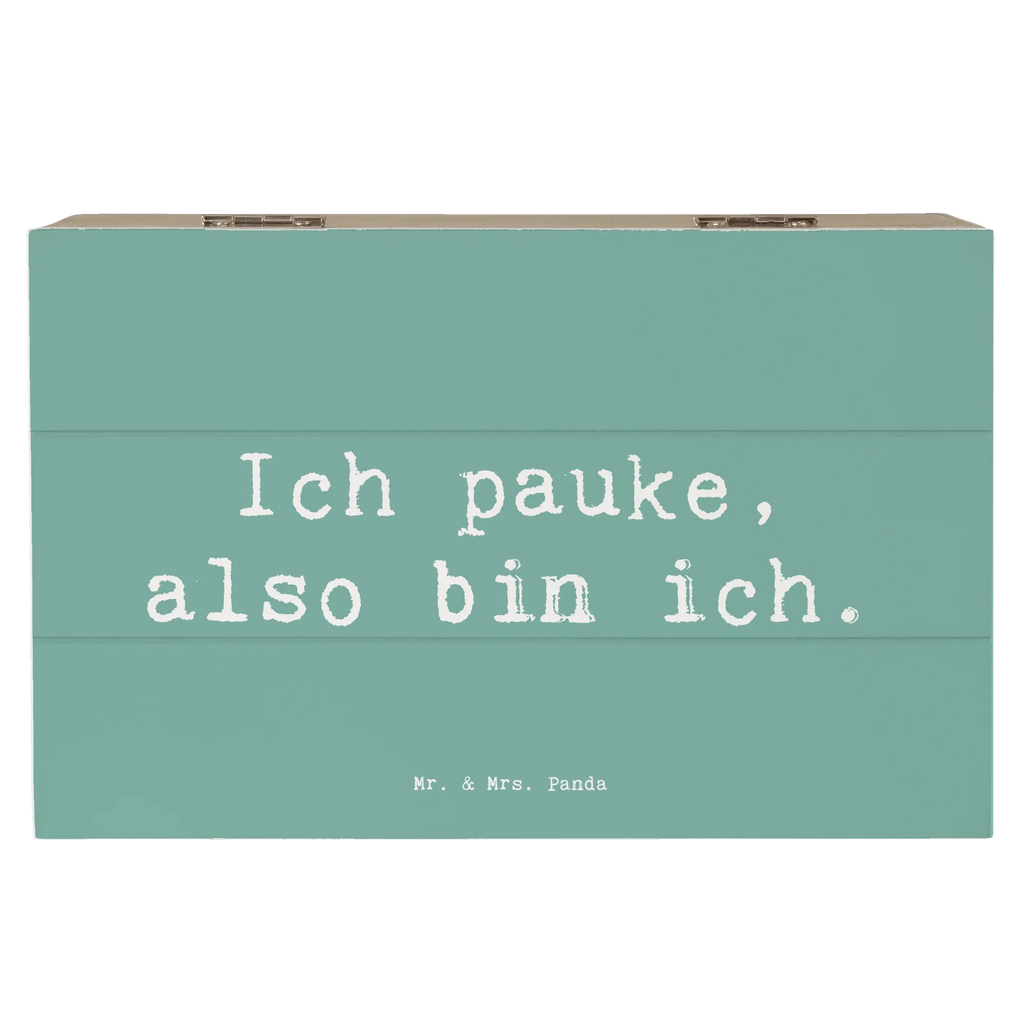 Holzkiste Spruch Pauken Motivation Geschenkdose, Kiste, Truhe, Holzkiste, Aufbewahrungsbox, Dekokiste, Schatulle, Erinnerungskiste, Geschenkbox, Schatzkiste, Erinnerungsbox, XXL, Instrumente, Geschenke Musiker, Musikliebhaber