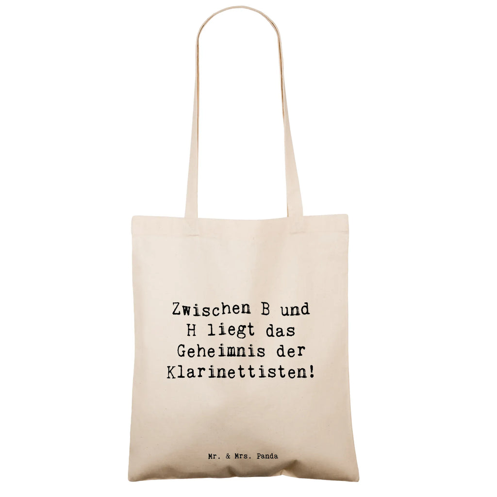 Tote bag Saying Zwischen B und H liegt das Geheimnis der Klarinettisten! Beutel, Tragetasche, Strandtasche, Jutebeutel, Stofftasche, Stoffbeutel, Laptoptasche, Jutetasche, Shopper, Beuteltasche, Einkaufstasche, Schultertasche, Tasche, Umhängetasche, Einkaufstüte, Badetasche, Instrumente, Geschenke Musiker, Musikliebhaber