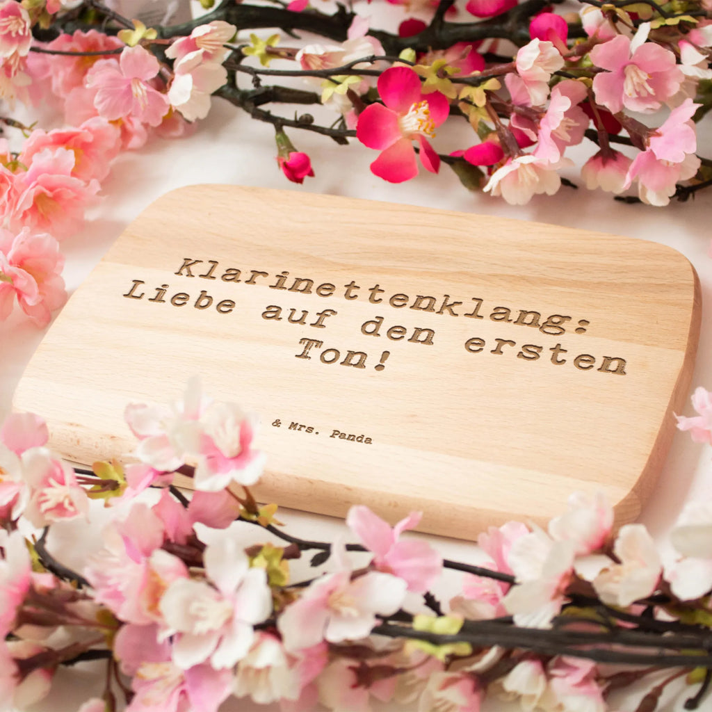 Frühstücksbrett Spruch Klarinette Liebe Holzbrett, Schneidebrett Holz, Frühstücksbrett, Küchenbrett, Frühstücksbrettchen, Schneidebrett, Instrumente, Geschenke Musiker, Musikliebhaber