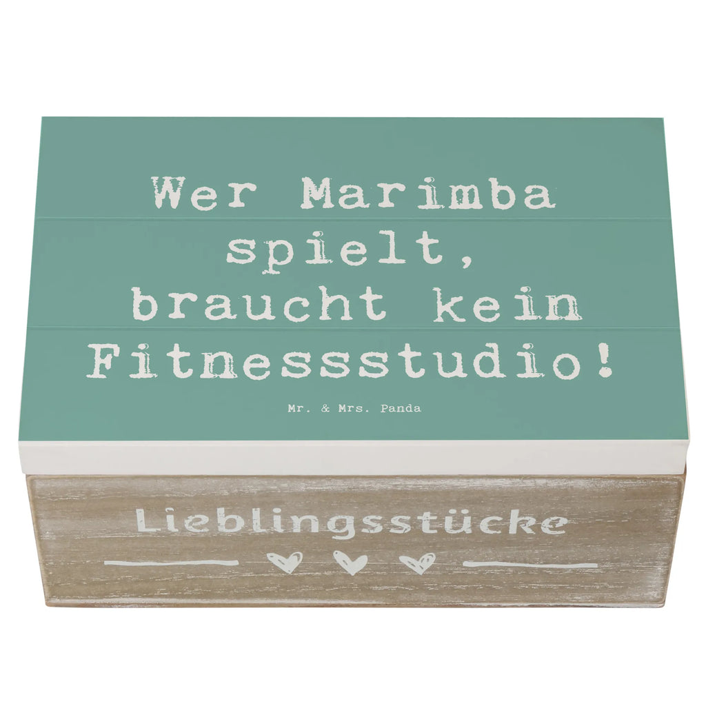 Wooden chest Saying Wer Marimba spielt, braucht kein Fitnessstudio! Erinnerungskiste, Geschenkdose, Schatulle, Truhe, Schatzkiste, XXL, Aufbewahrungsbox, Holzkiste, Kiste, Geschenkbox, Dekokiste, Erinnerungsbox, Instrumente, Geschenke Musiker, Musikliebhaber