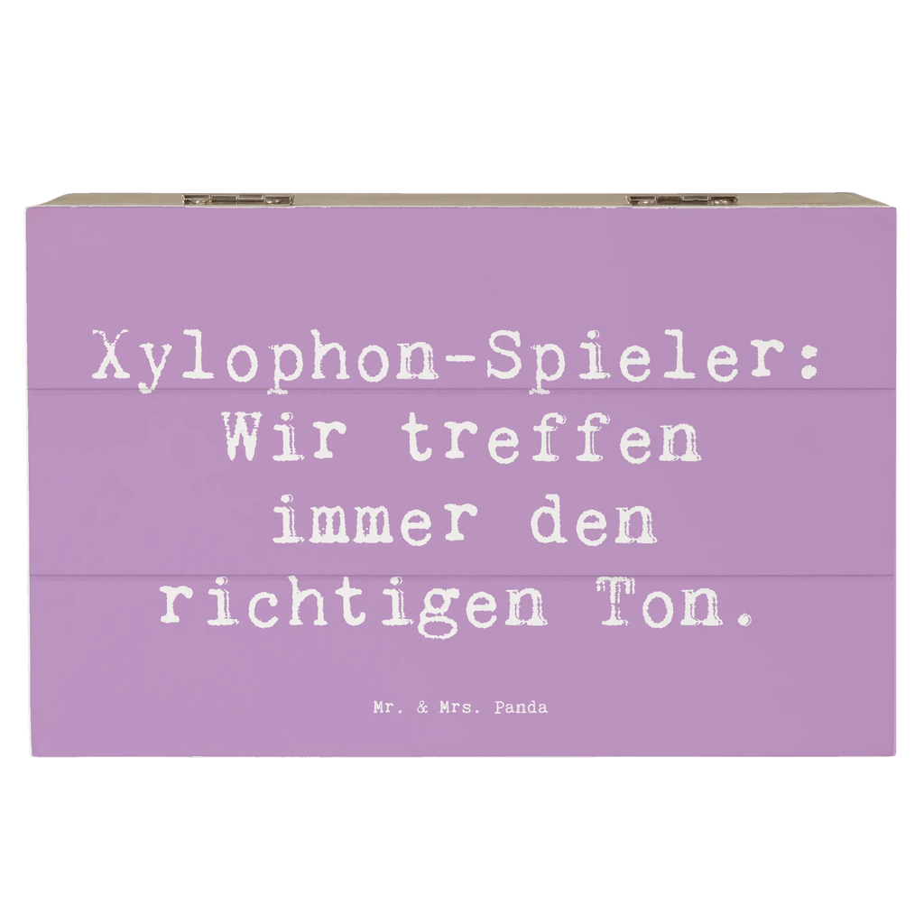 Holzkiste Spruch Xylophon Melodie Erinnerungsbox, Erinnerungskiste, Aufbewahrungsbox, Schatzkiste, Schatulle, XXL, Geschenkdose, Holzkiste, Geschenkbox, Kiste, Truhe, Dekokiste, Instrumente, Geschenke Musiker, Musikliebhaber
